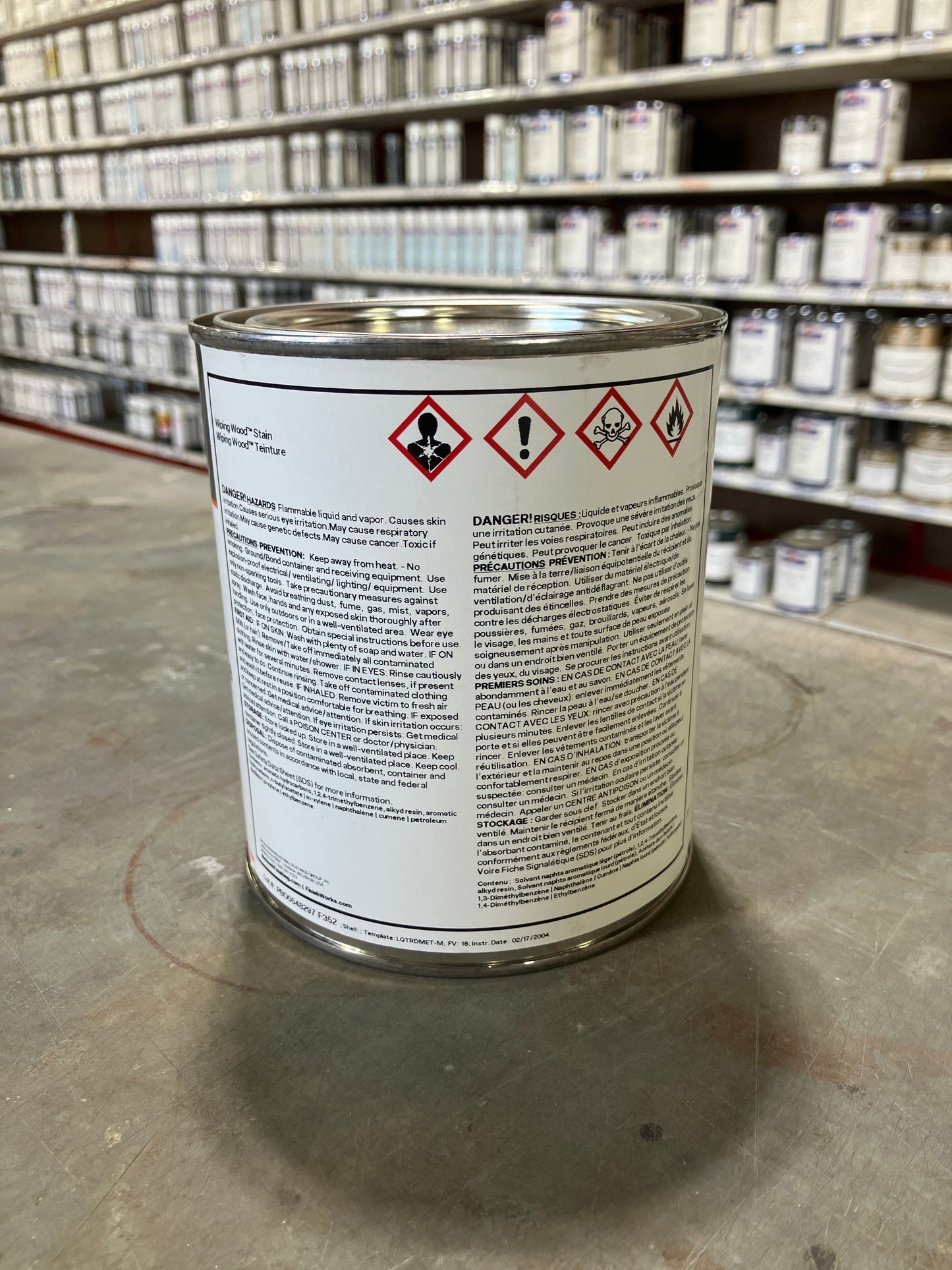 M545-0026 - Mohawk Wiping Wood Stain Natural Qt