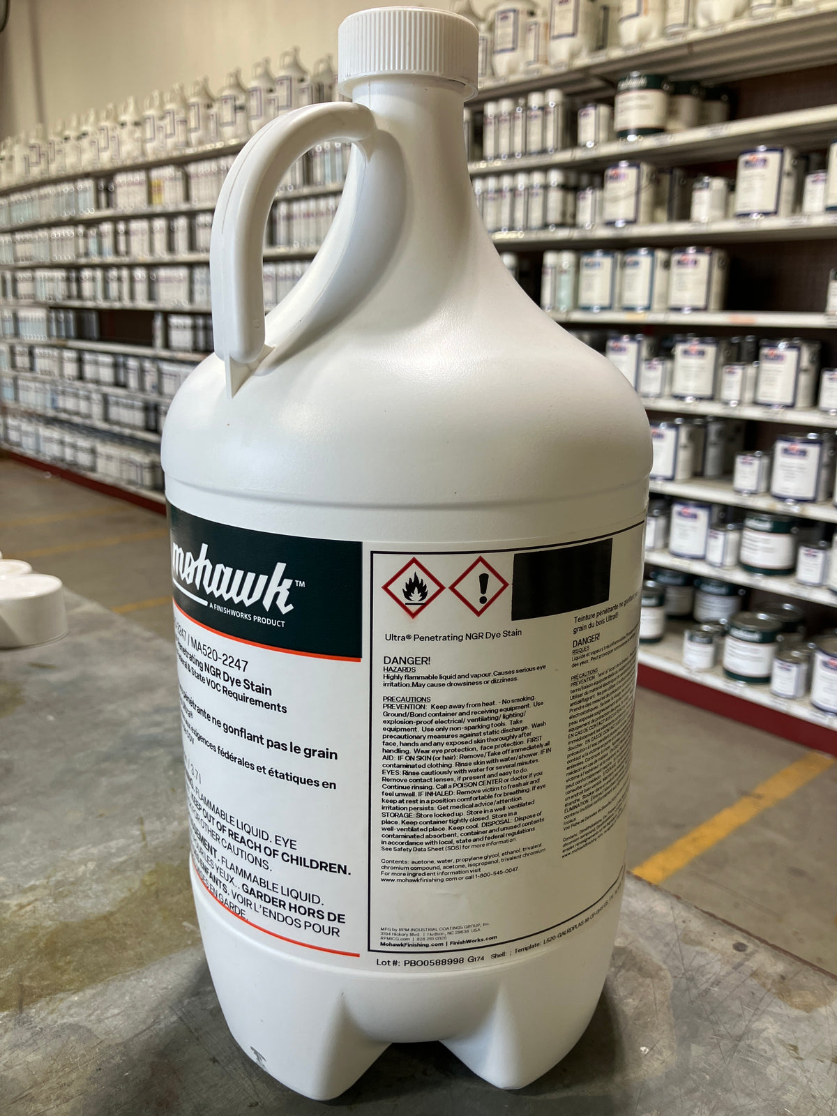 M520-2247 - Mohawk Ultra Penetrating Stain Black Gal