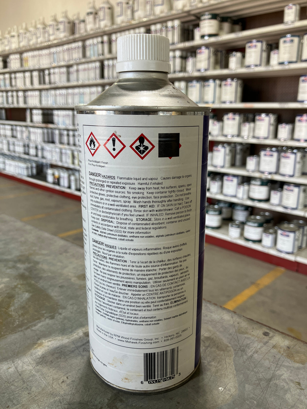 M603-3016 - Mohawk Pour-n-wipe Finish Qt