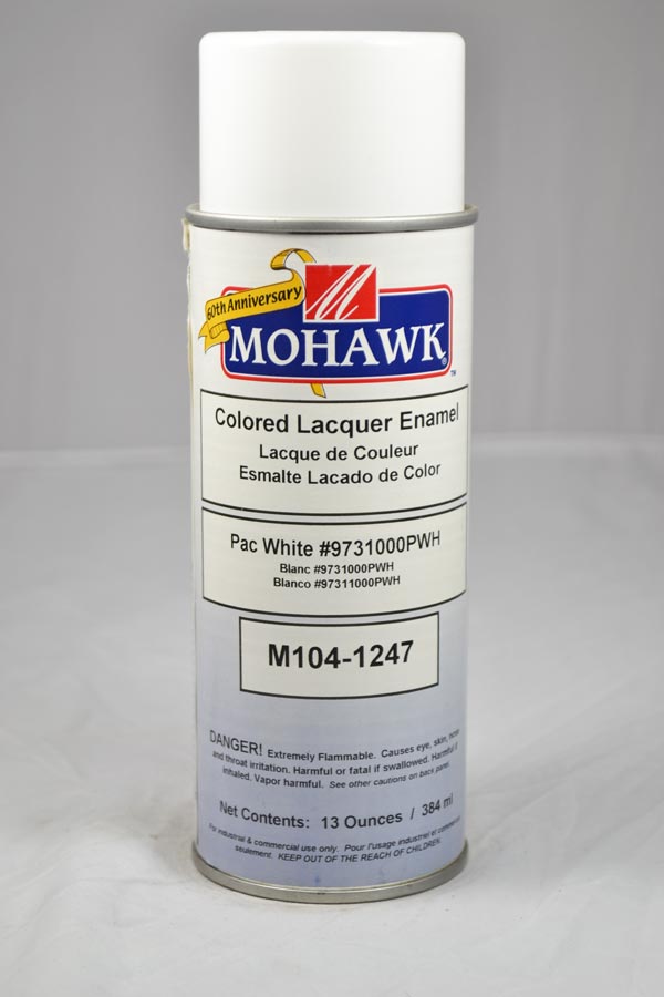 M104-1247 - Mohawk Colored Lacquer Enamel Pac White