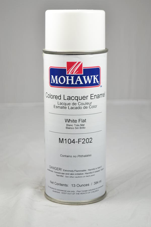 M104-F202 - Mohawk Colored Lacquer Enamel White Flat