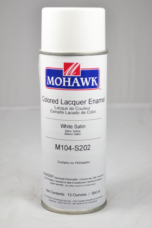 M104-S202 - Mohawk Colored Lacquer Enamel White Satin