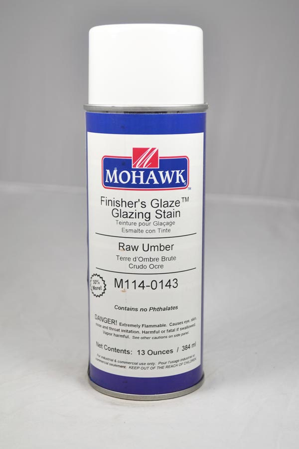 M114-0143 - Mohawk Finisher's Glaze Glazing Stain Raw Umber 13 Oz