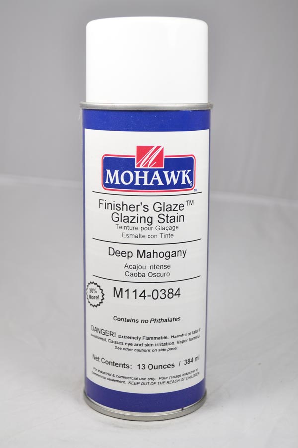 M114-0384 - Mohawk Finisher's Glaze Glazing Stain Deep Mahogany 13 Oz