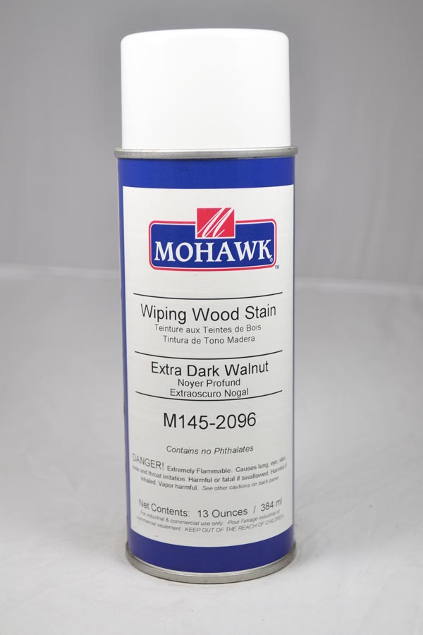 M145-2096 - Mohawk Wiping Wood Stain Aerosol Extra Dark Walnut