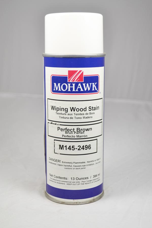 M145-2496 - Mohawk Wiping Wood Stain Aerosol Perfect Brown