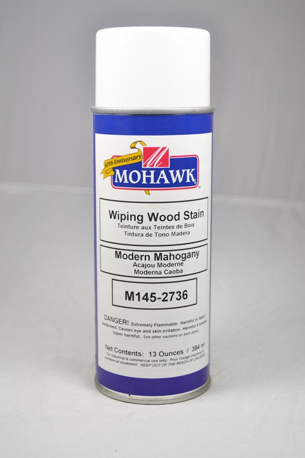 M145-2736 - Mohawk Wiping Wood Stain Aerosol Modern Mahogany