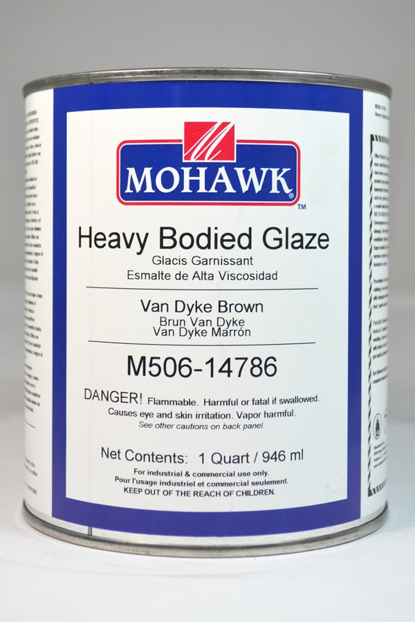 M506-14786 - Mohawk Heavy Bodied Glaze Van Dyke Brown Qt