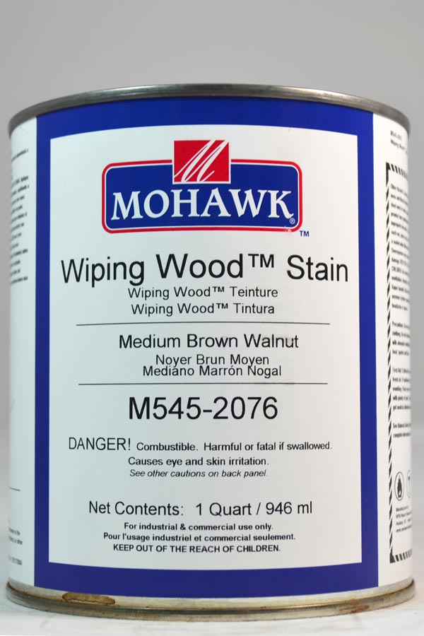 M545-2076 - Mohawk Wiping Wood Stain Medium Brown Walnut Qt