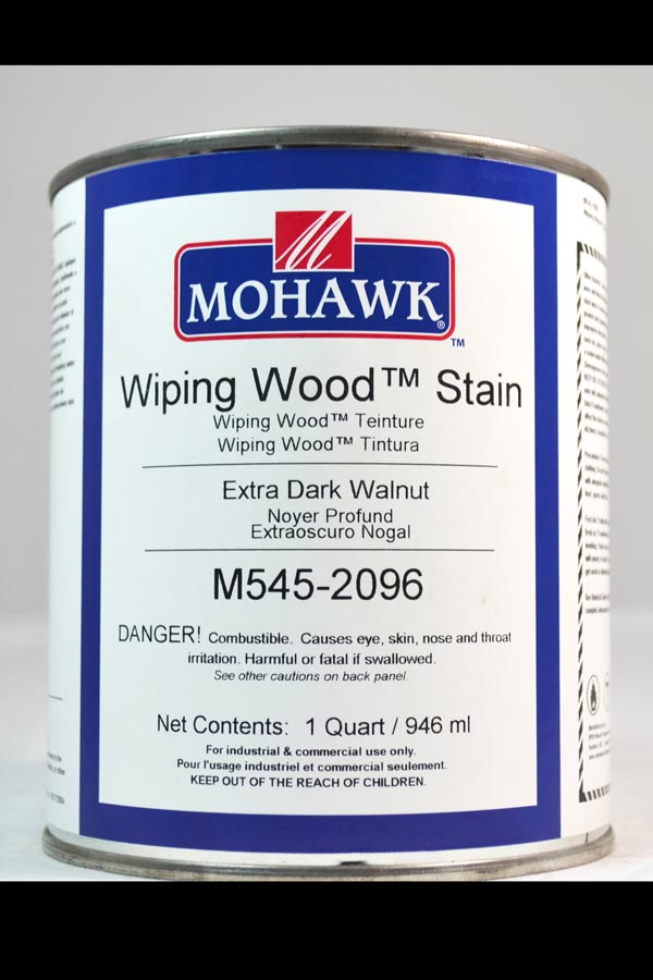 M545-2096 - Mohawk Wiping Wood Stain Extra Dark Walnut Qt