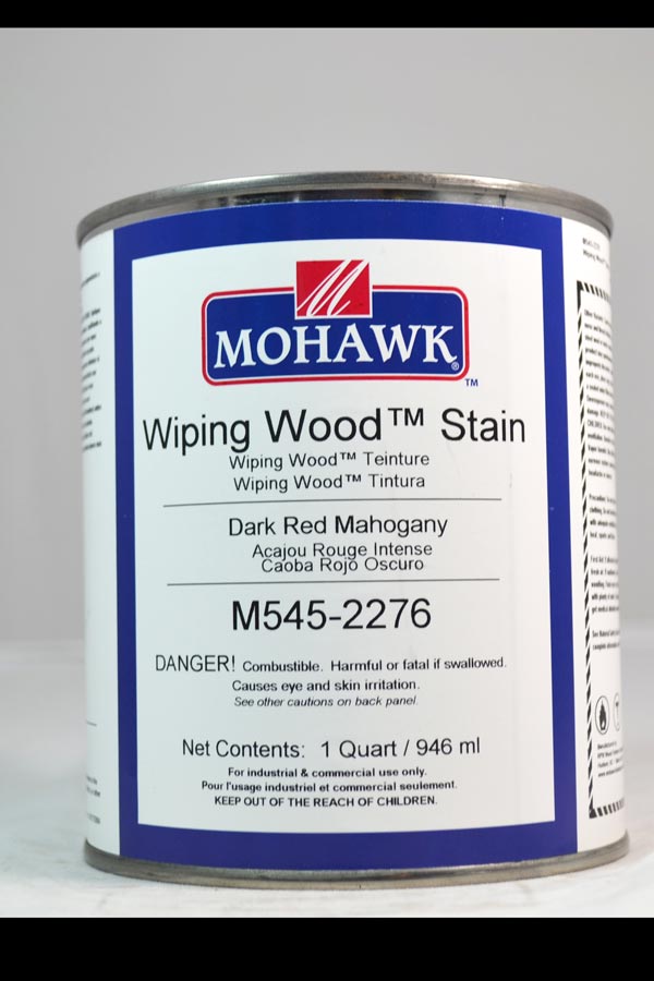 M545-2276 - Mohawk Wiping Wood Stain Dark Red Mahogany Qt