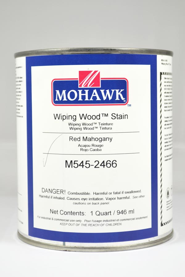 M545-2466 - Mohawk Wiping Wood Stain Red Mahogany Qt