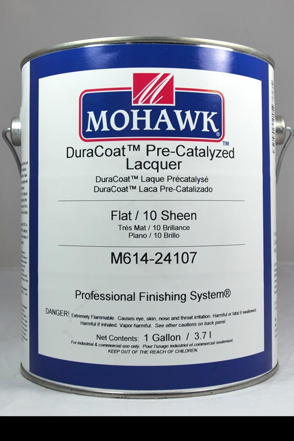 M614-24107 - Mohawk Duracoat Pre-Catalyzed Lacquer Flat 10 Sheen Gal
