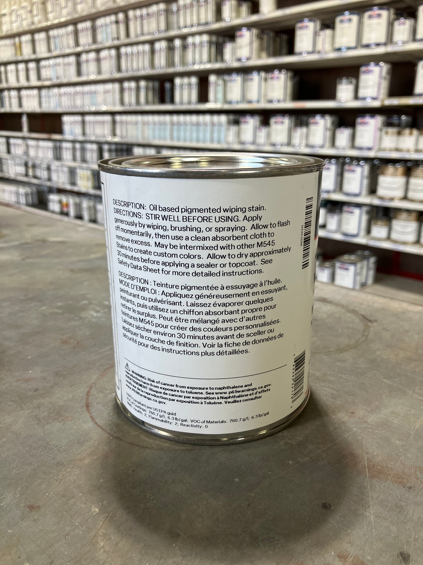 M545-0026 - Mohawk Wiping Wood Stain Natural Qt