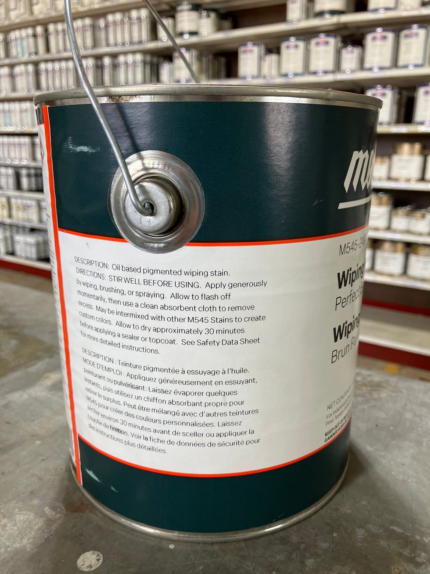 M545-2497 - Mohawk Wiping Wood Stain Perfect Brown Gal