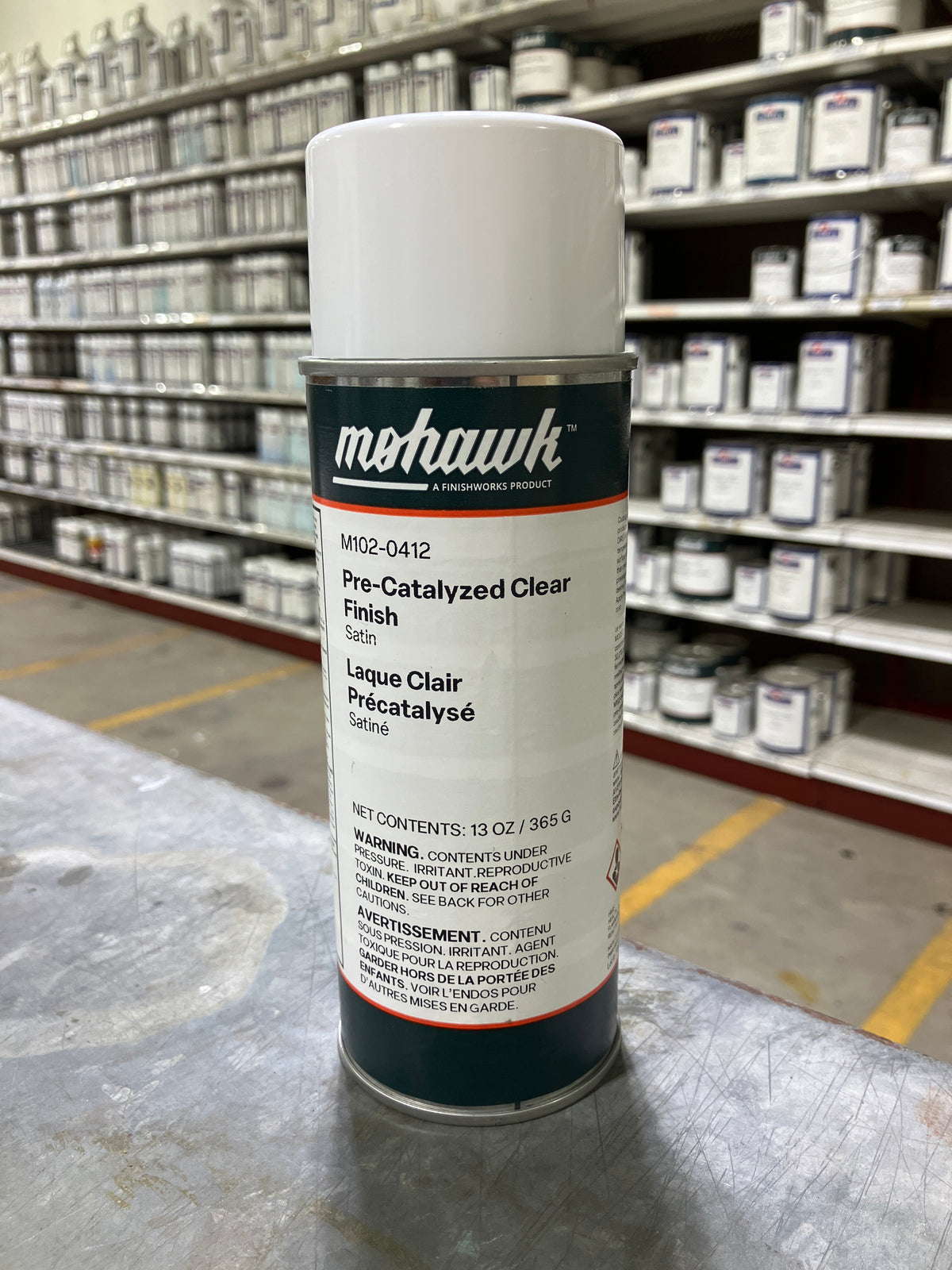 M102-0412 - Mohawk Pre-Catalyzed Clear Finish Satin