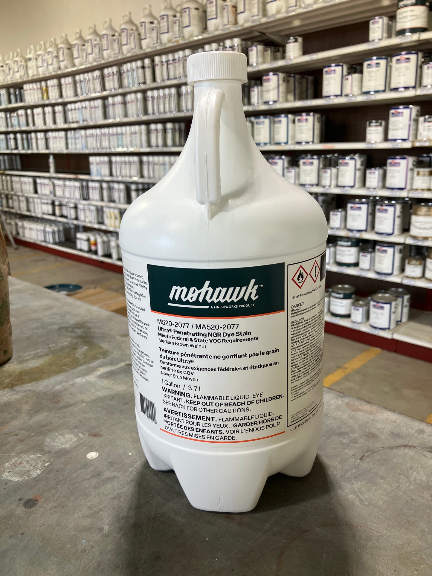 M520-2077 - Mohawk Ultra Penetrating Stain Medium Brown Walnut Gal