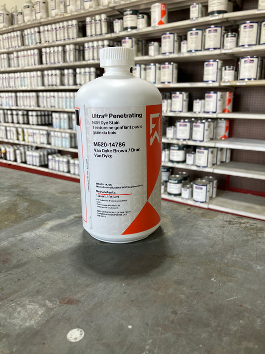 M520-14786 - Mohawk Ultra Penetrating Stain Van Dyke Brown Qt