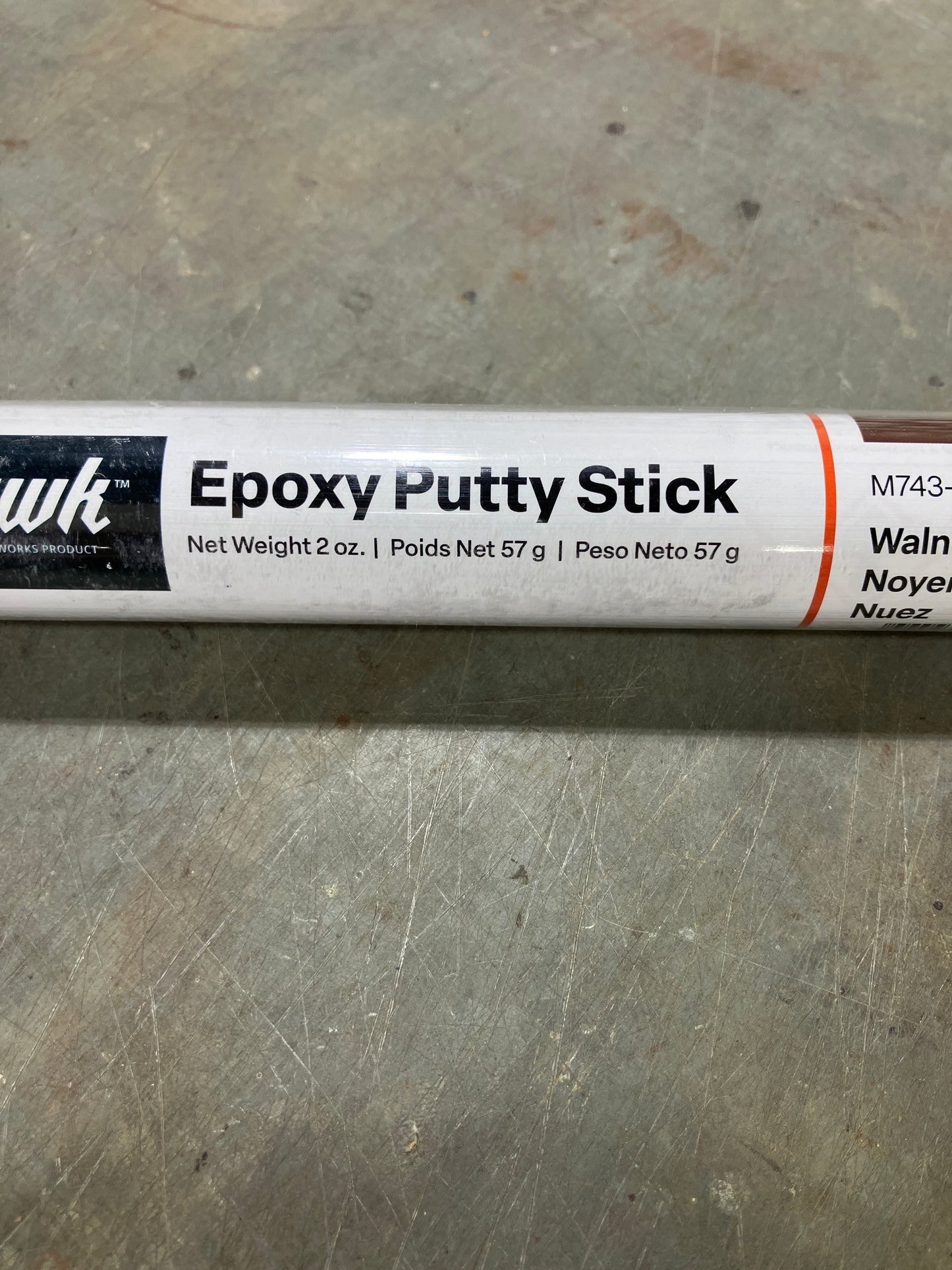 Mohawk Epoxy Putty Stick Walnut M743-1560 | Wood Repair Filler 2 oz