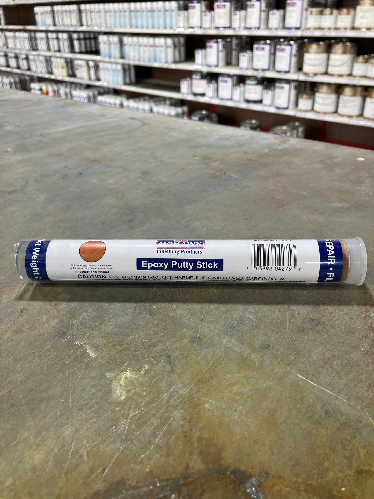 Mohawk Epoxy Putty Stick Natural Cherry M743-1585 | Wood Repair Filler 2 oz