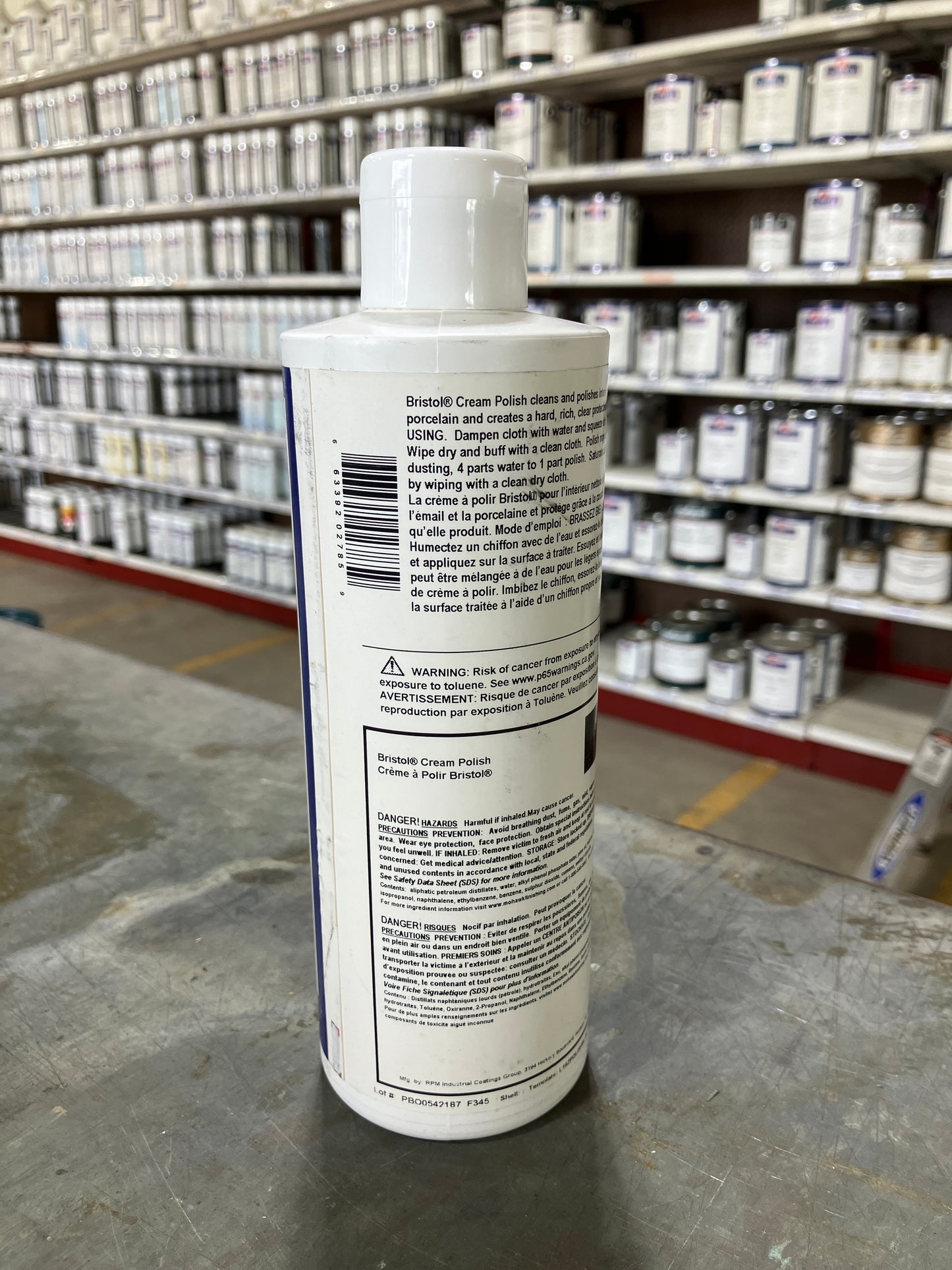 M810-2005 - Mohawk Bristol Cream Polish 16 Oz