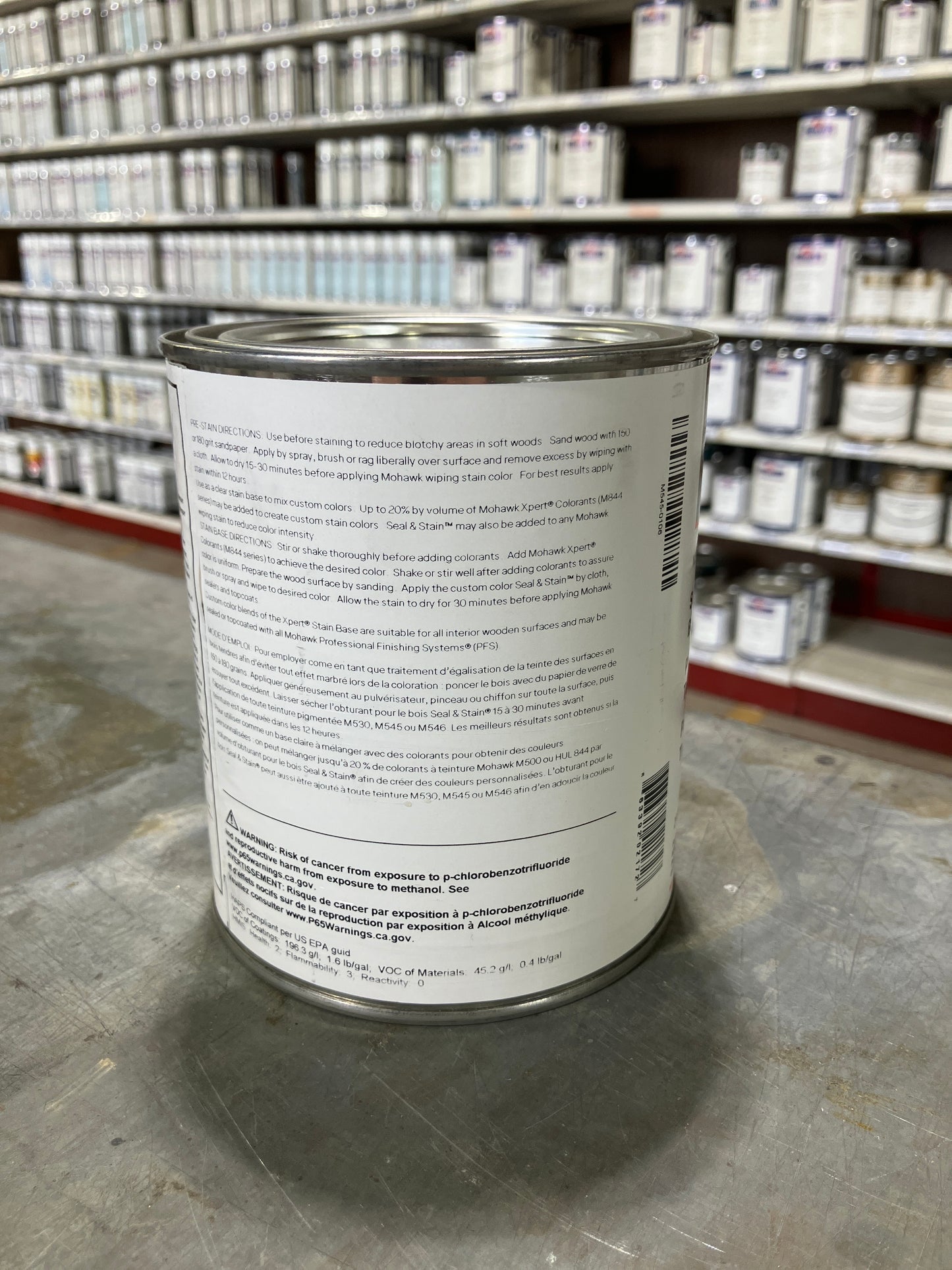 M545-0106 - Mohawk Seal & Stain Pre-stain/clear Stain Base 29 Oz