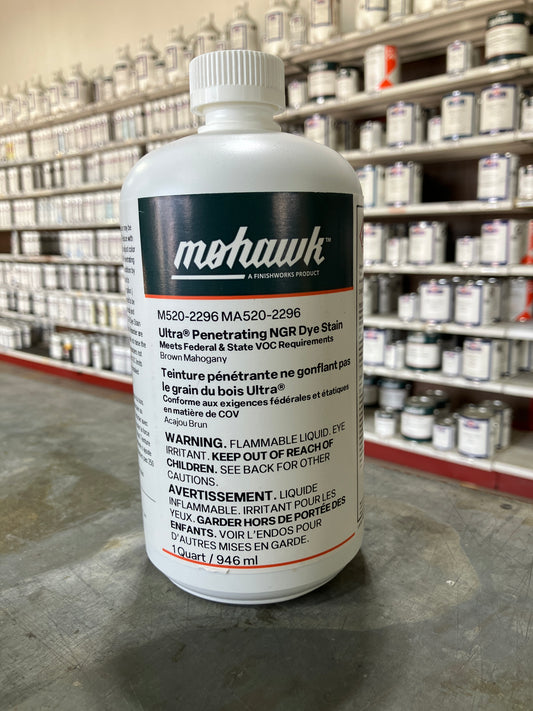 M520-2296 - Mohawk Ultra Penetrating Stain Brown Mahogany Qt
