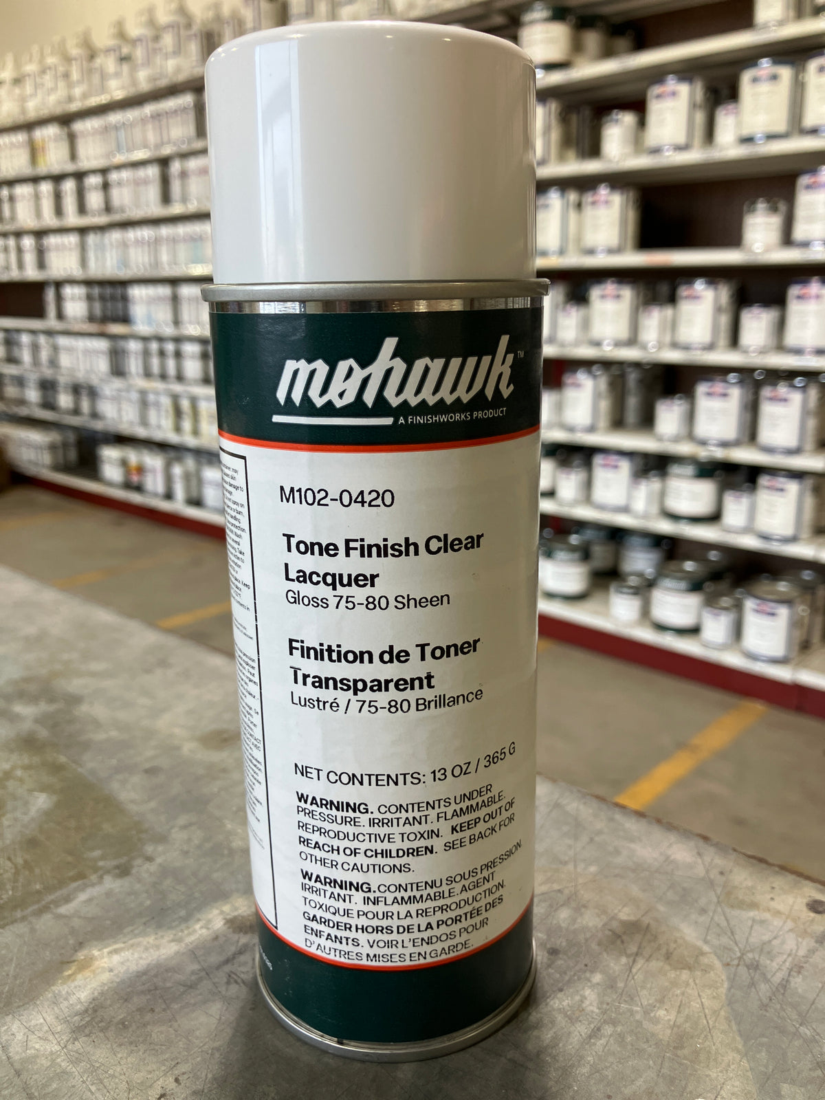 M102-0420 - Mohawk Tone Finish Clear Lacquer Gloss