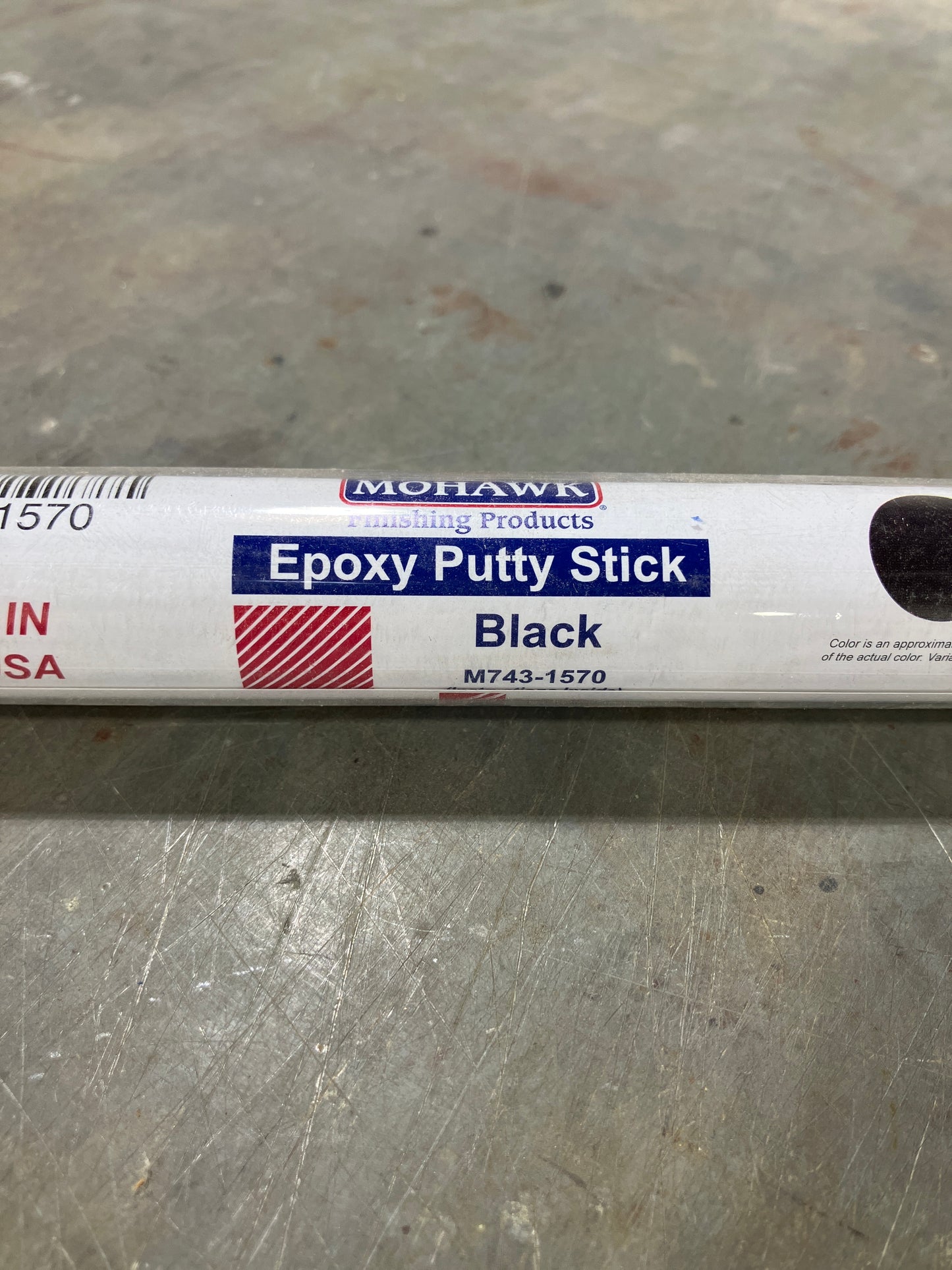 Mohawk Epoxy Putty Stick Black M743-1570 | Wood Repair Filler 2 oz