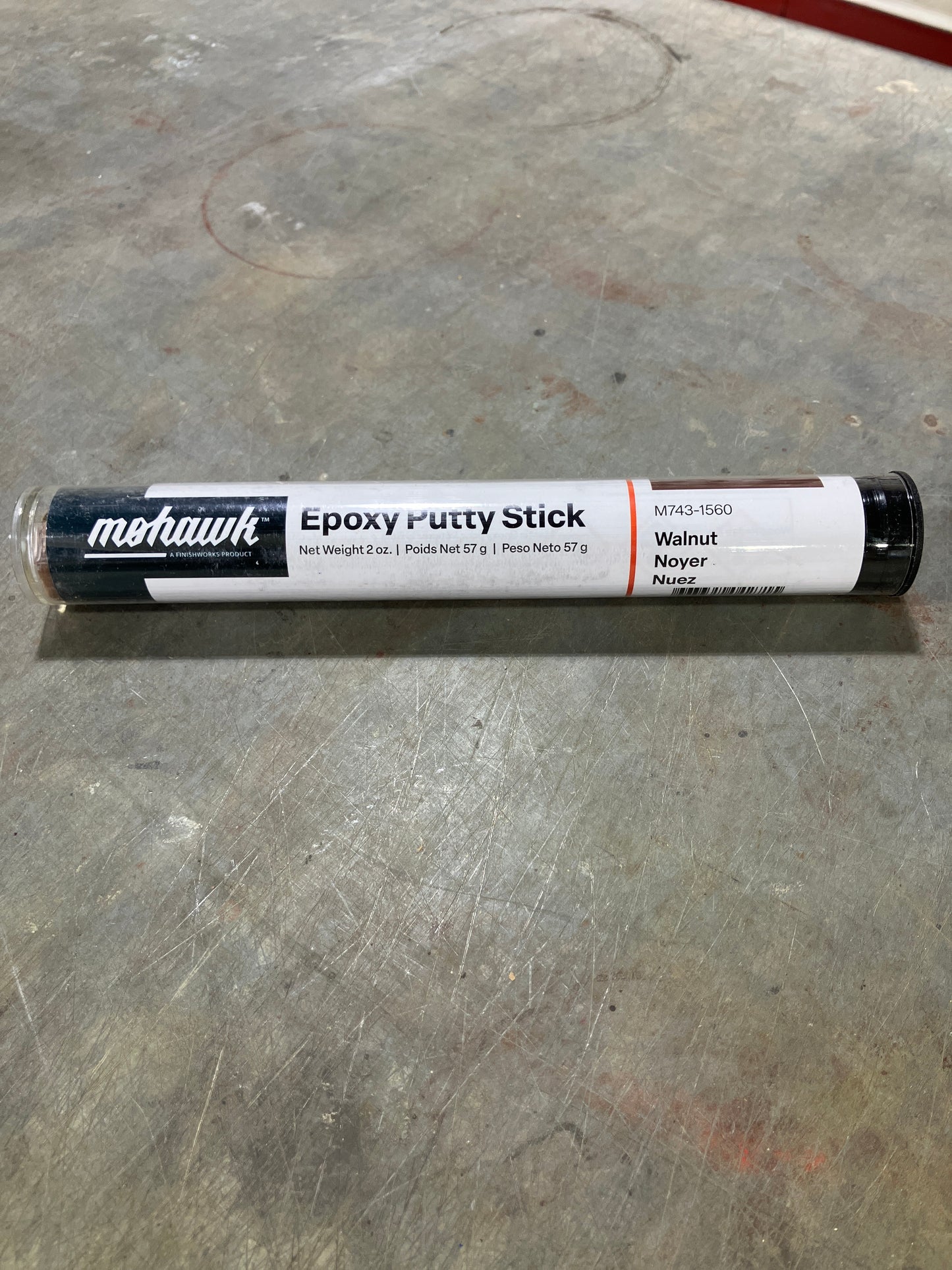 Mohawk Epoxy Putty Stick Walnut M743-1560 | Wood Repair Filler 2 oz