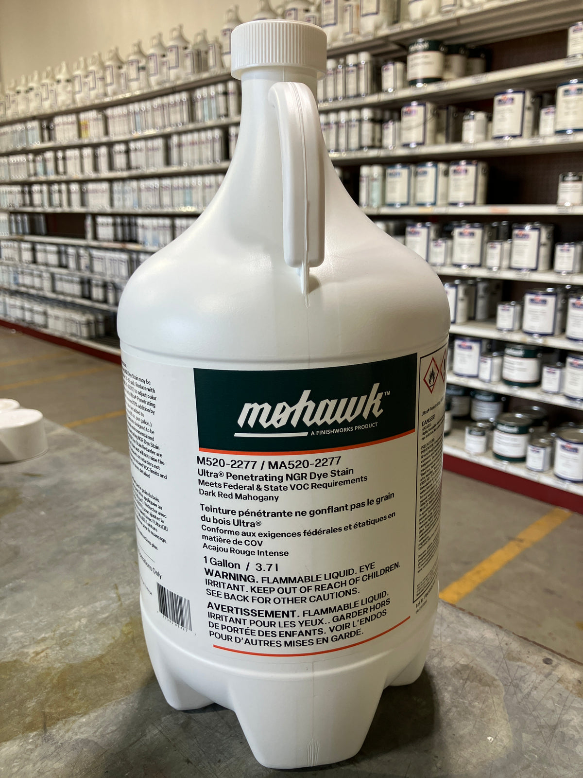 M520-2277 - Mohawk Ultra Penetrating Stain Dark Red Mahogany Gal