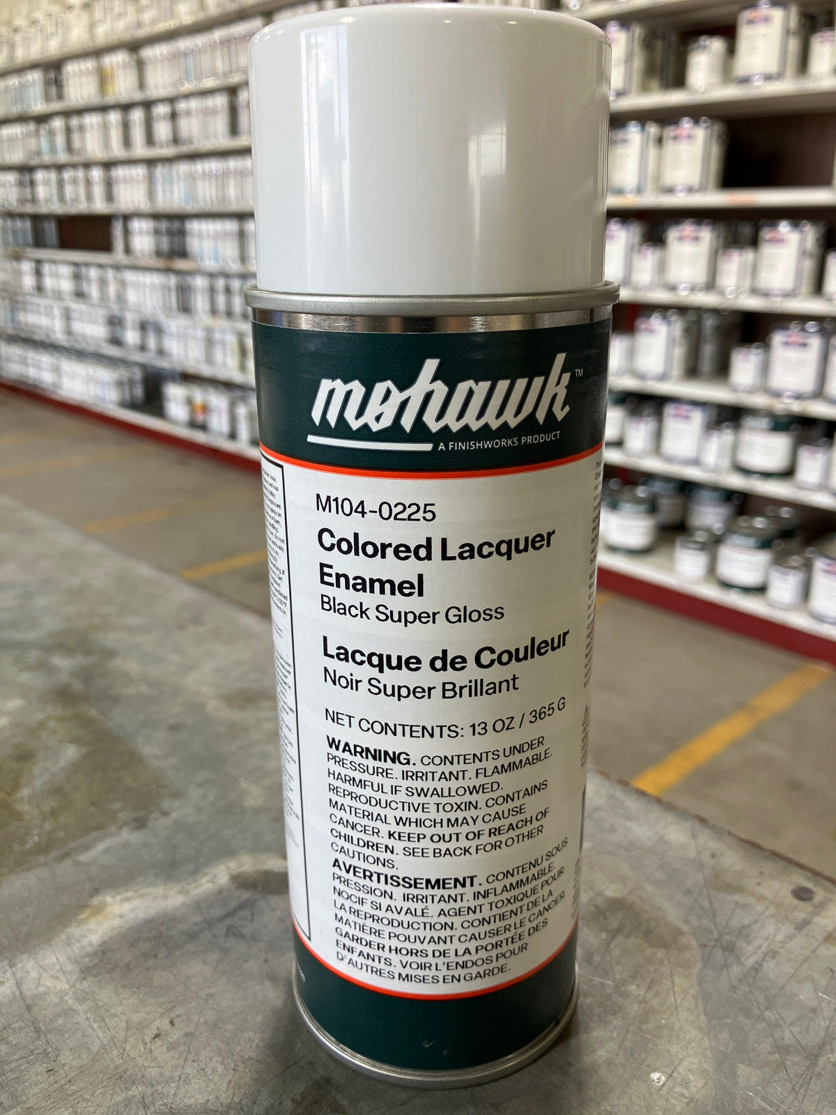 M104-0225 - Mohawk Colored Lacquer Enamel Black Super Gloss