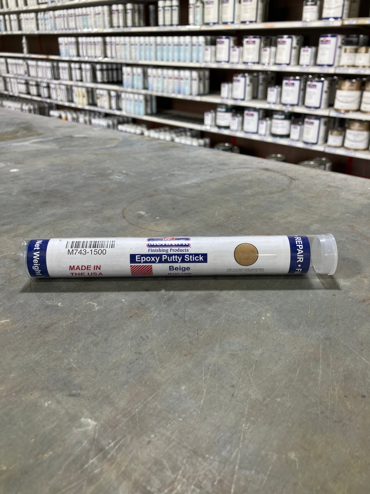 Mohawk Epoxy Putty Stick Beige M743-1500 | Wood Repair Filler 2 oz