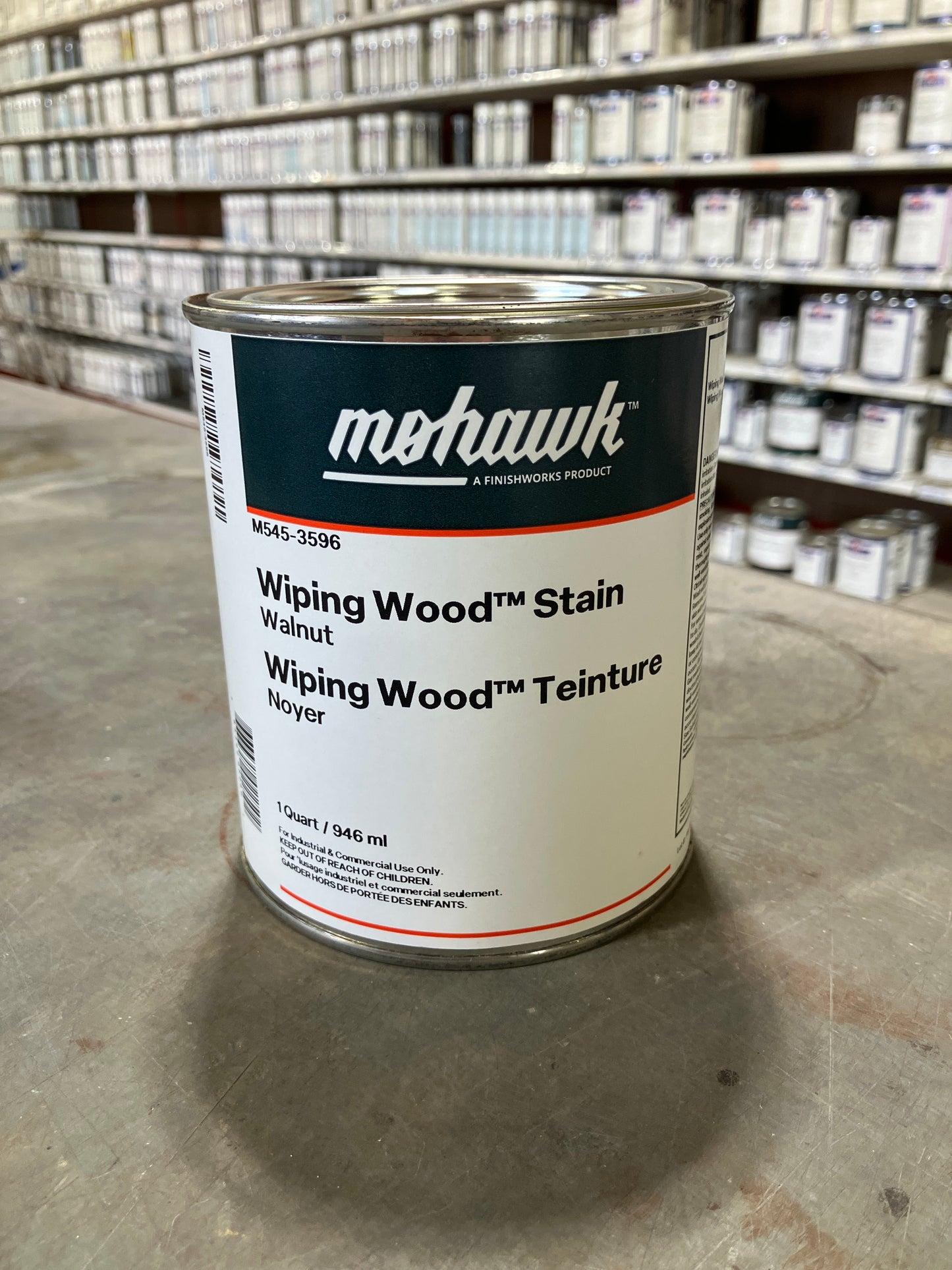 M545-3596 - Mohawk Wiping Wood Stain Walnut Qt