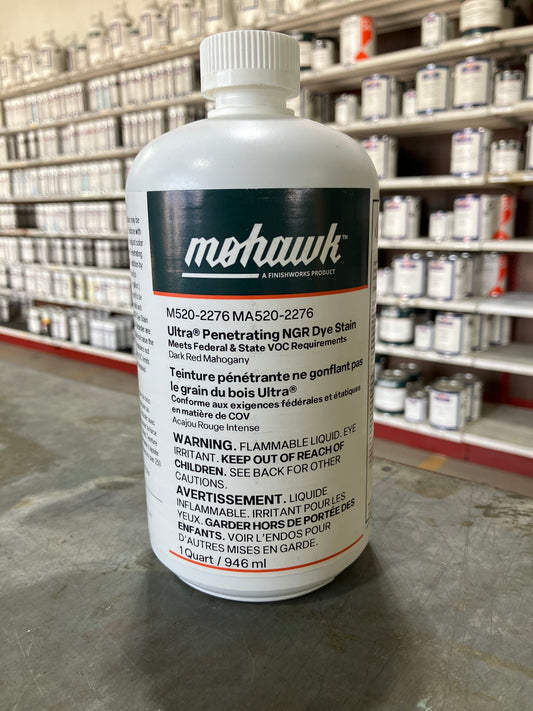 M520-2276 - Mohawk Ultra Penetrating Stain Dark Red Mahogany Qt