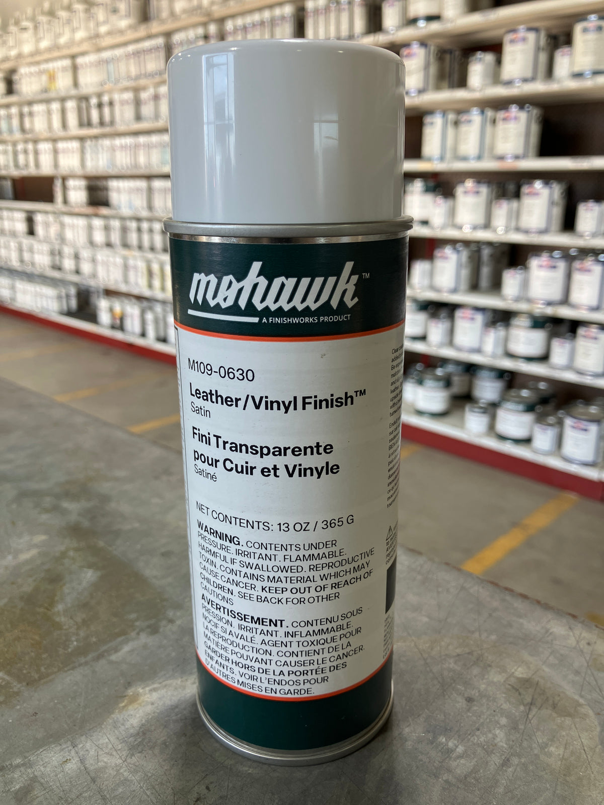 M109-0630 - Mohawk Leather/Vinyl Finish Clear Satin