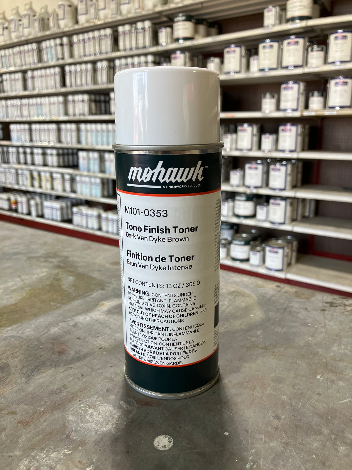 M101-0353 - Mohawk Tone Finish Toner Dark Van Dyke Brown