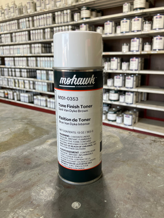 M101-0353 - Mohawk Tone Finish Toner Dark Van Dyke Brown