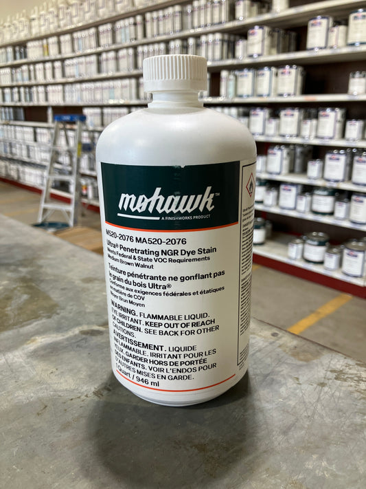 M520-2076 - Mohawk Ultra Penetrating Stain Medium Brown Walnut Qt