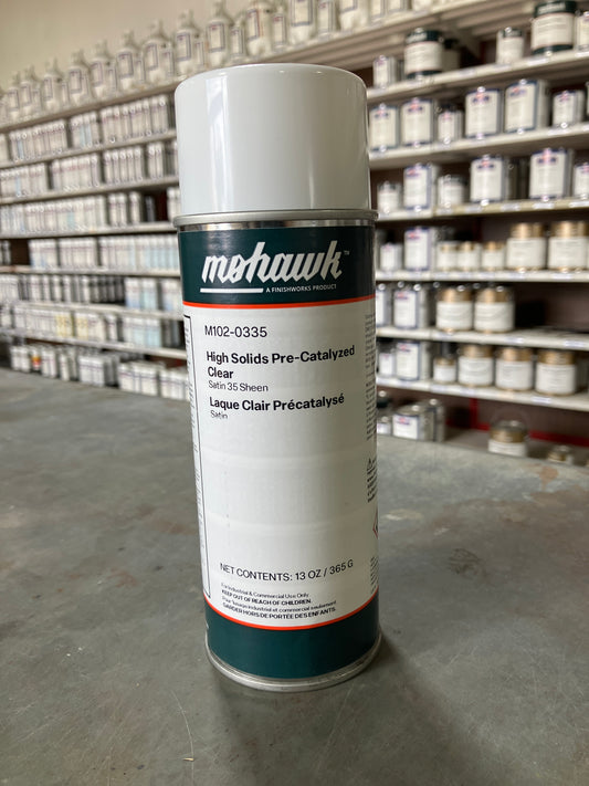 M102-0335 - Mohawk High Solids Pre-Catalyzed Clear Satin 35 Sheen