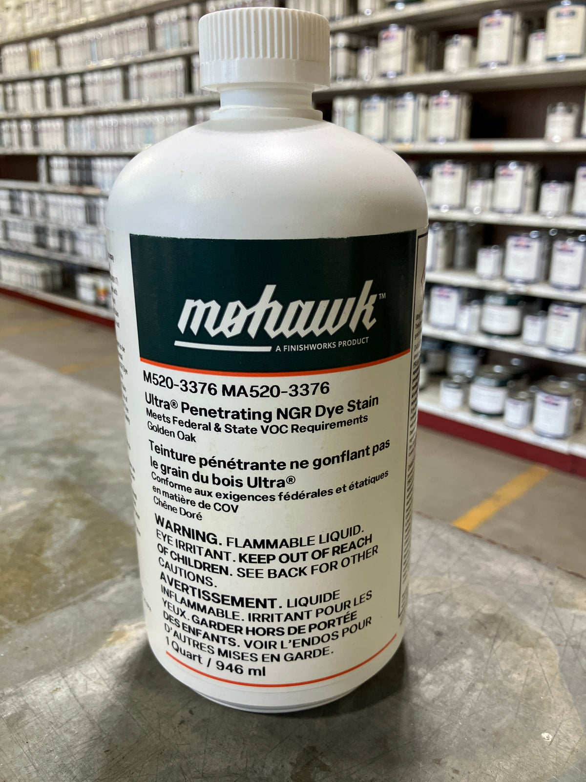 M520-3376 - Mohawk Ultra Penetrating Stain Golden Oak Qt