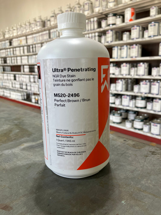 M520-2496 - Mohawk Ultra Penetrating Stain Perfect Brown Qt