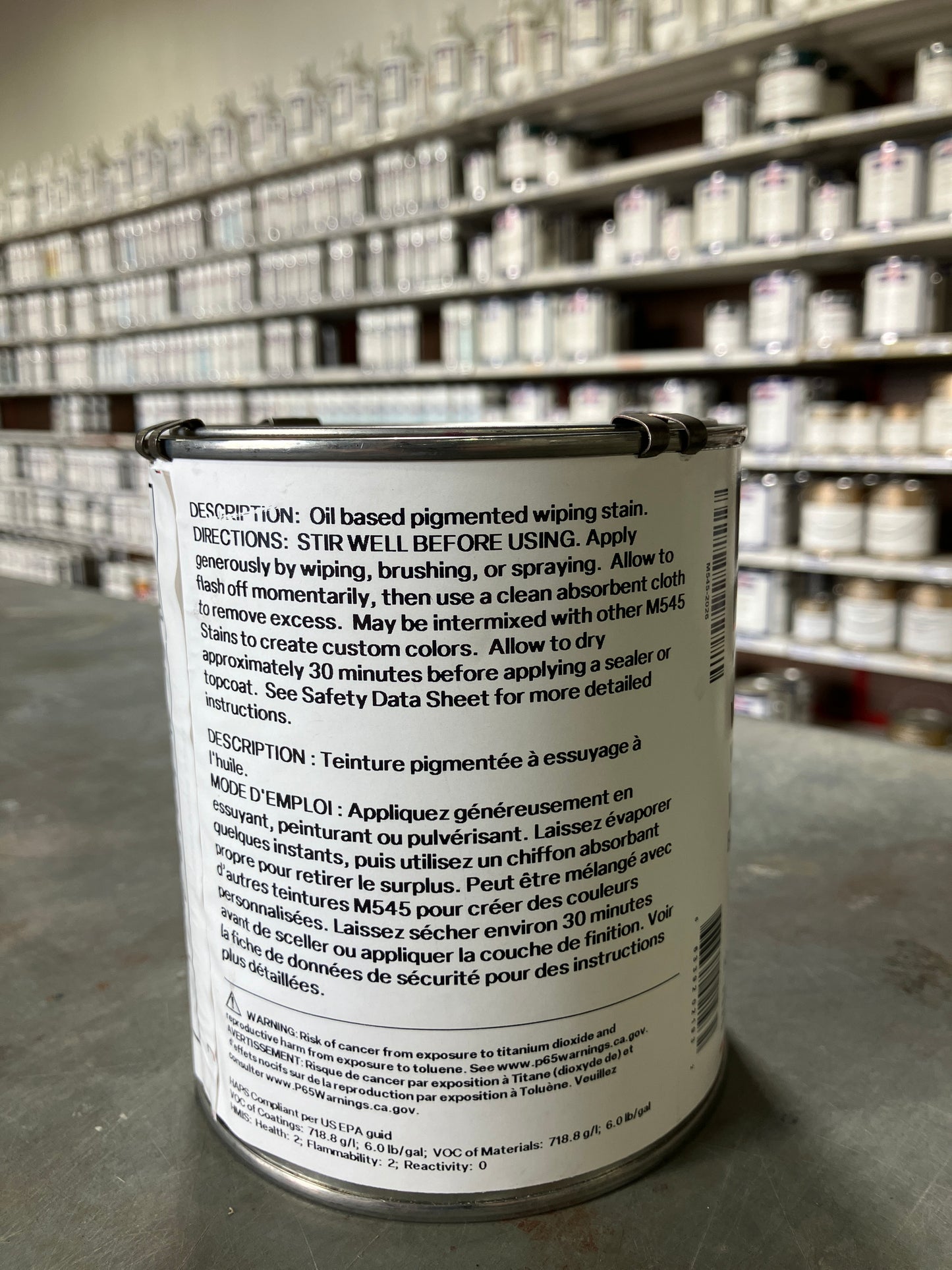 M545-2026 - Mohawk Wiping Wood Stain White Qt