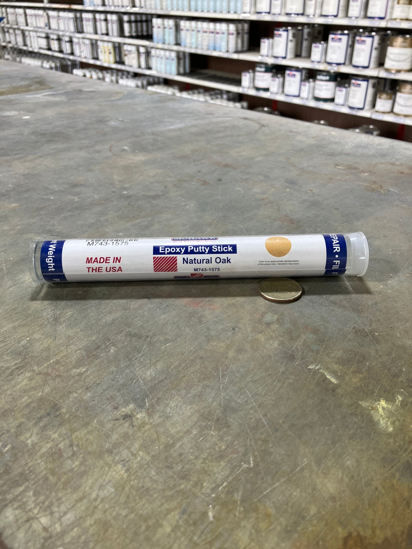 Mohawk Epoxy Putty Stick Natural Oak M743-1575 | Wood Repair Filler 2 oz