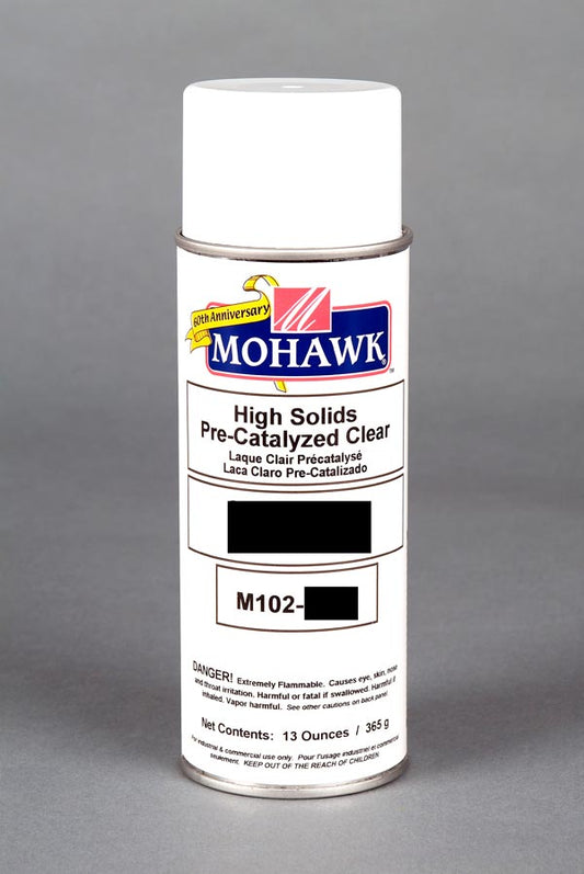 M102-0320 - Mohawk High Solids Pre-Catalyzed Clear Matte 20 Sheen