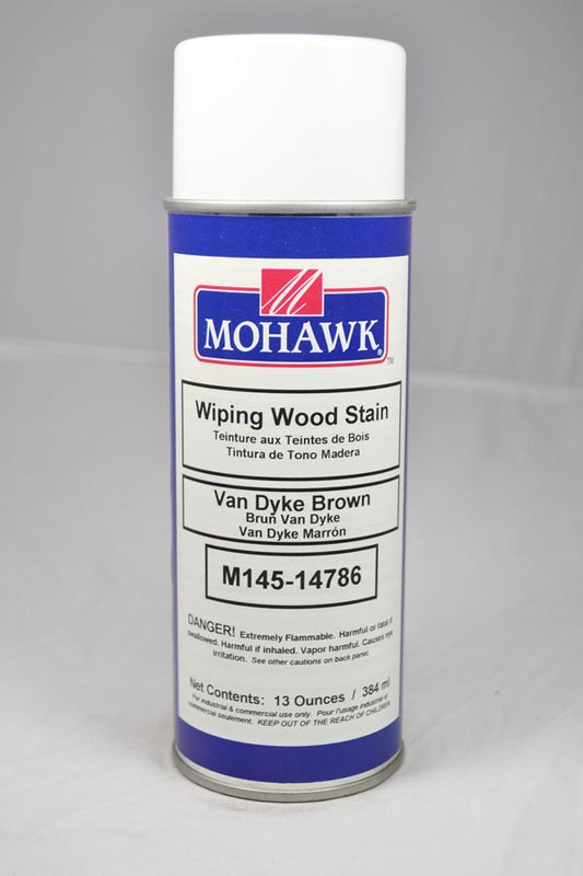 M145-14786 - Mohawk Wiping Wood Stain Aerosol Van Dyke Brown