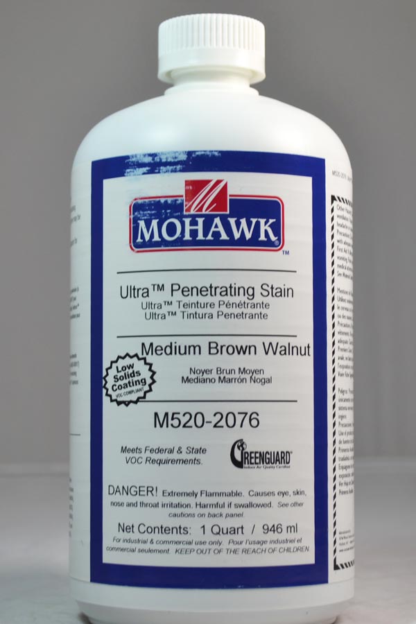 M520-2076 - Mohawk Ultra Penetrating Stain Medium Brown Walnut Qt