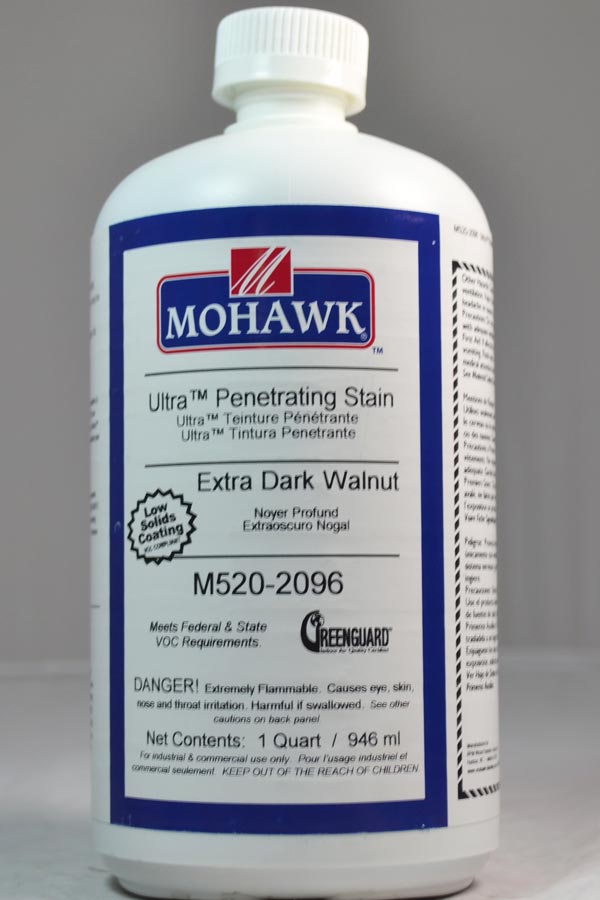 M520-2096 - Mohawk Ultra Penetrating Stain Extra Dark Walnut Qt