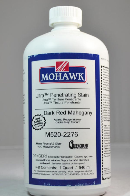 M520-2276 - Mohawk Ultra Penetrating Stain Dark Red Mahogany Qt