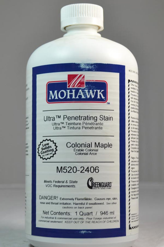 M520-2406 - Mohawk Ultra Penetrating Stain Colonial Maple Qt